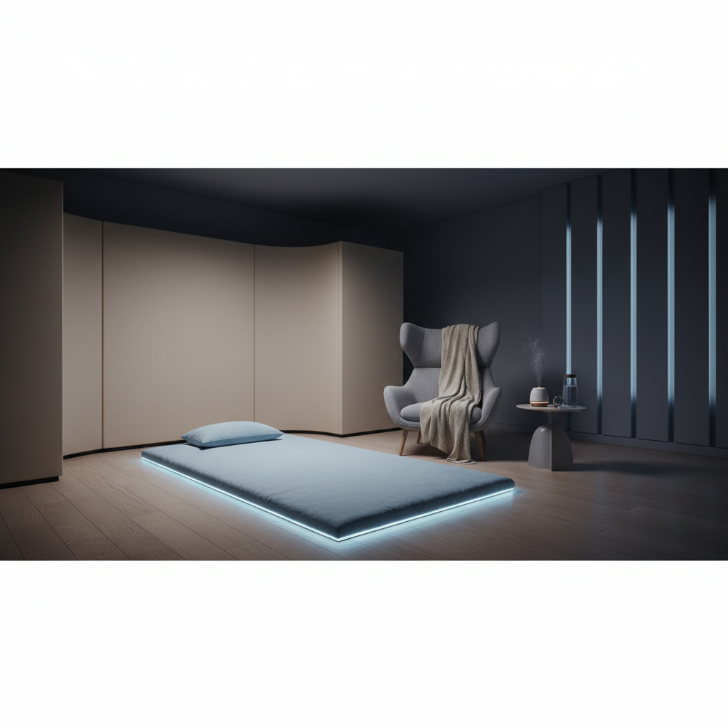 Calm sensory-friendly therapy room